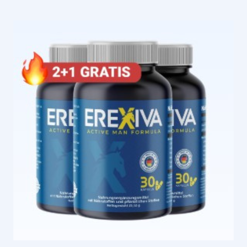 Erexiva — Más Vendido, 3 botes (2+1 gratis)